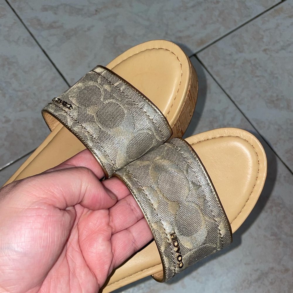 Coach wedges (like new)